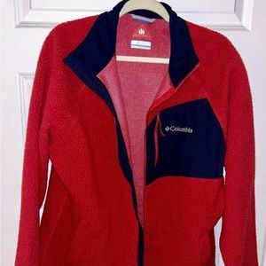 Men’s Columbia Omni-Heat Jacket- Red: size XL